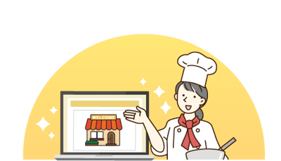 お店の公式サイト・SNSへ スムーズにご案内 お店の公式サイト・SNSへ スムーズにご案内